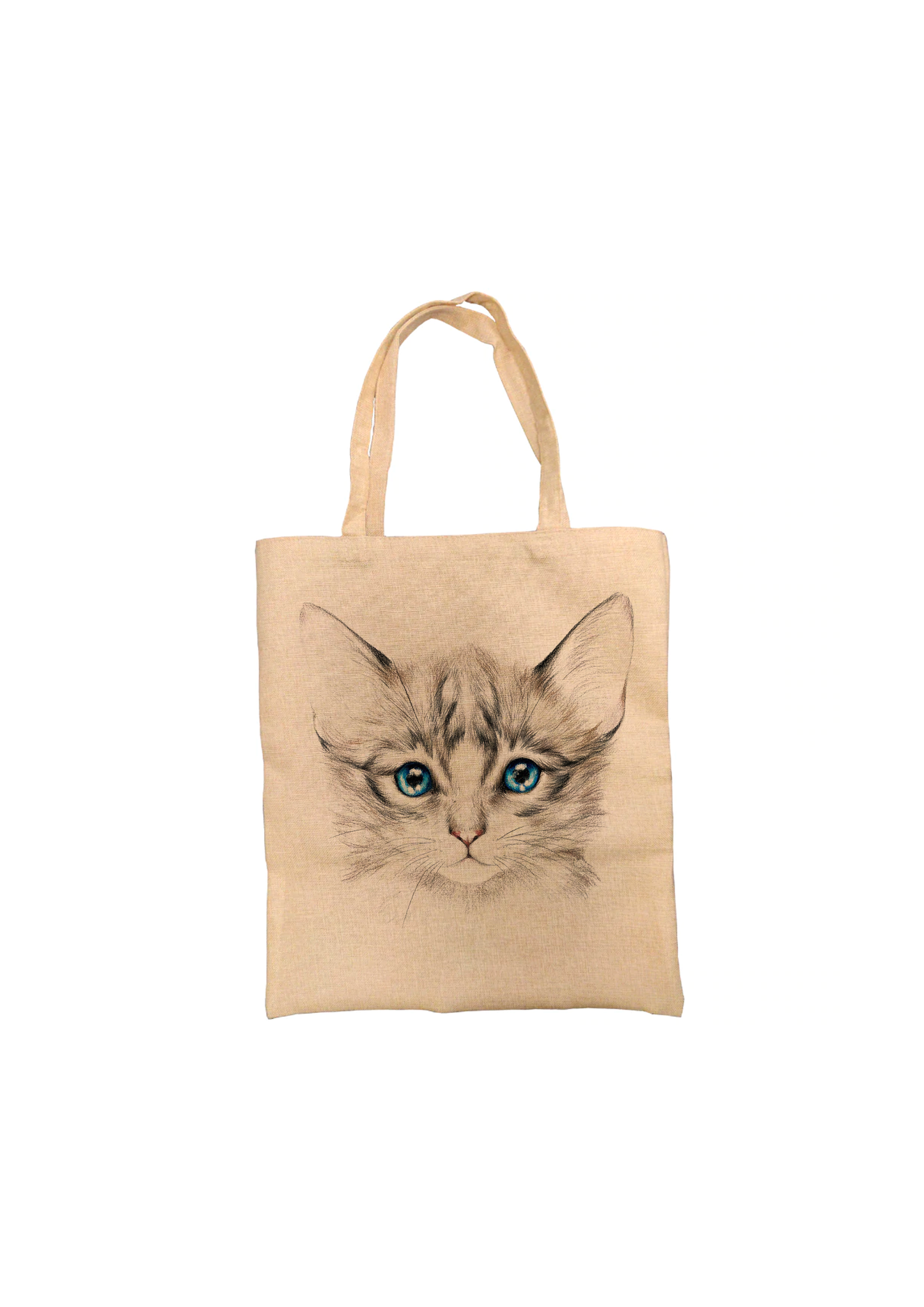 Grey Cat Tote Bag