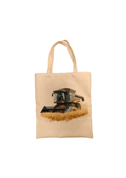 Combine Harvester (Grey) - Tote Bag