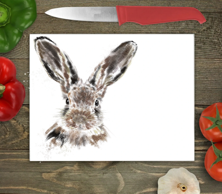 Hare Glass Chopping Board - Hare Worktop Protector