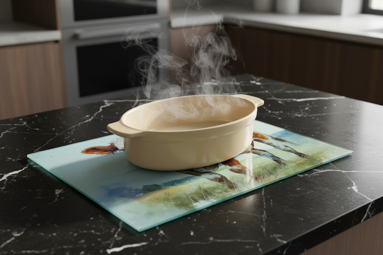 Hereford Cattle Chopping Board - Hereford Cattle Worktop Saver