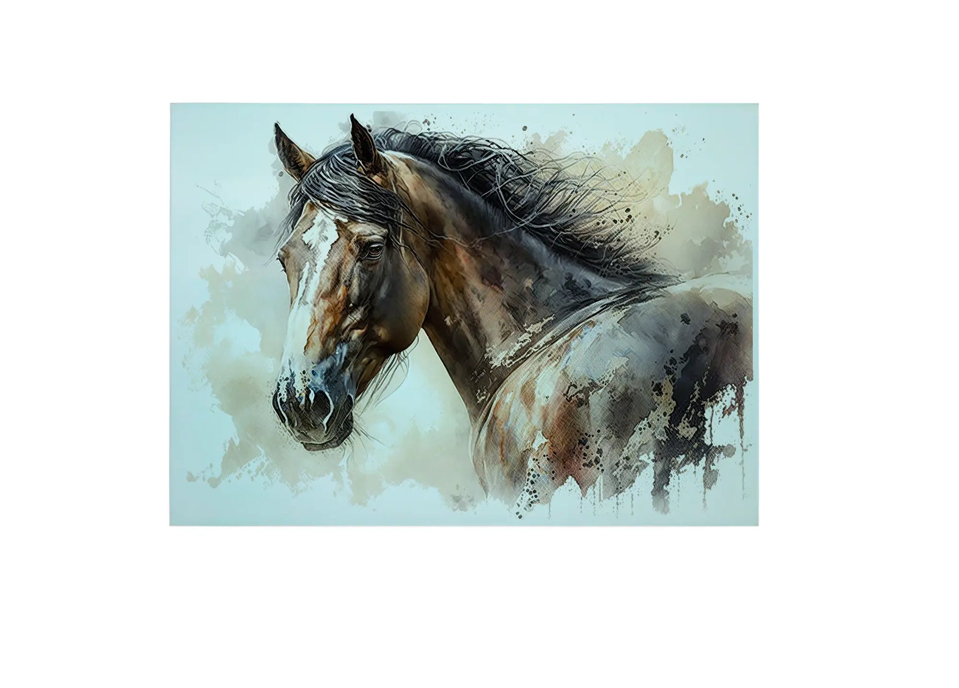 Horse Glass Chopping Board, Horse Worktop Saver