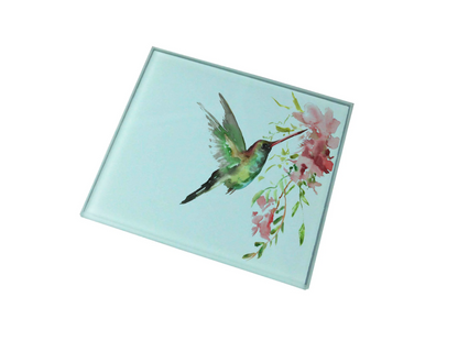 Hummingbird Glass Coaster (Set of 4)