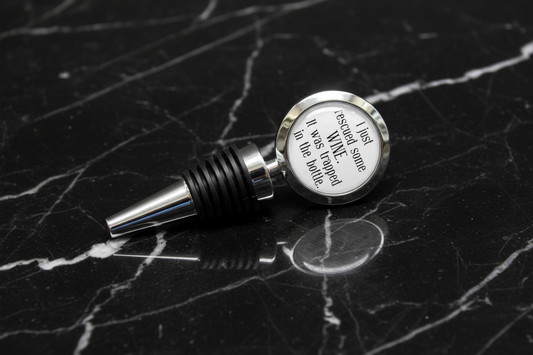 I Just Rescued Some Wine It Was Trapped In A Bottle - Wine Stopper