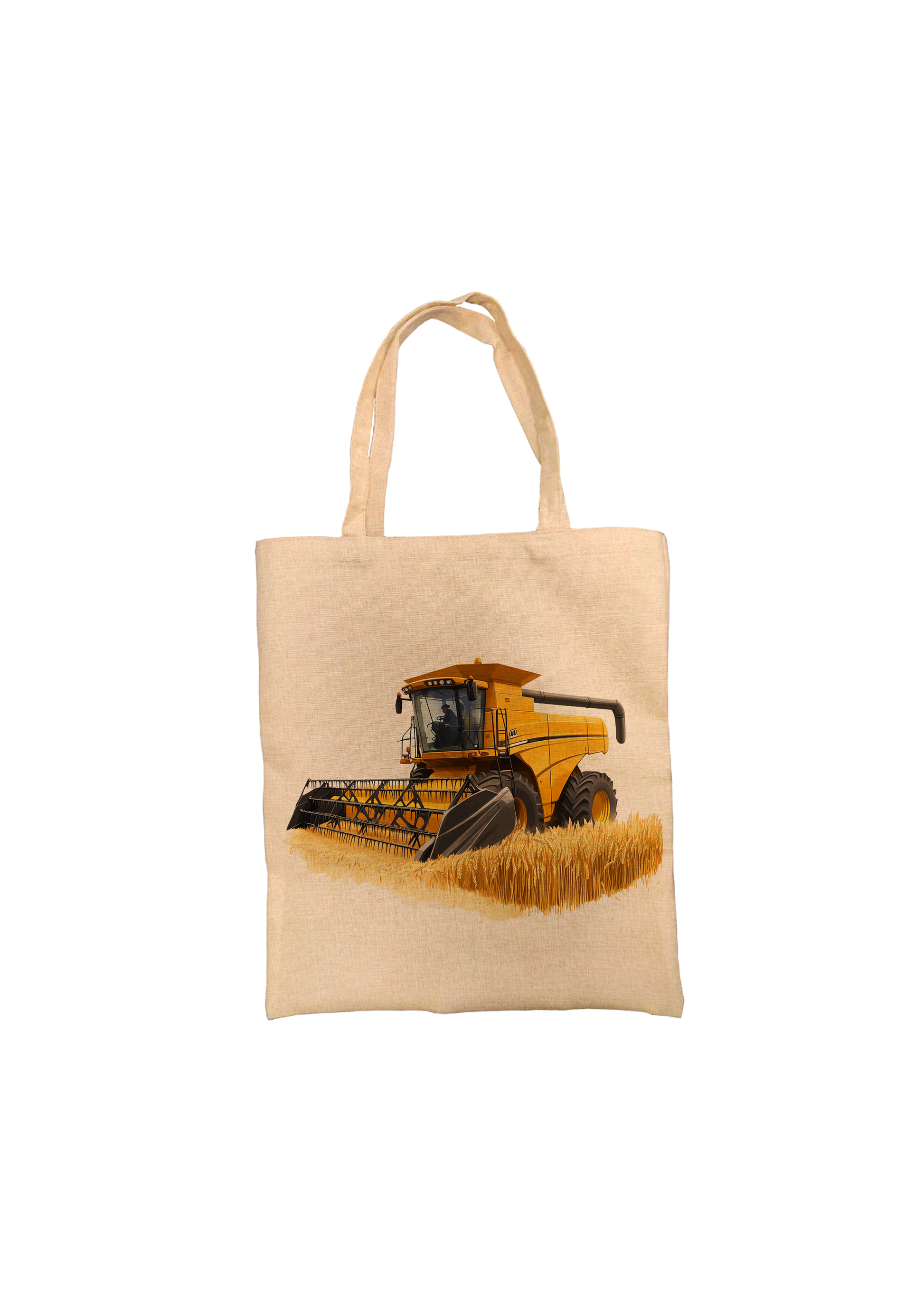 Combine Harvester (Yellow) - Tote Bag