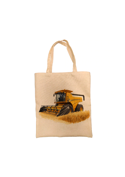 Combine Harvester (Yellow) - Tote Bag