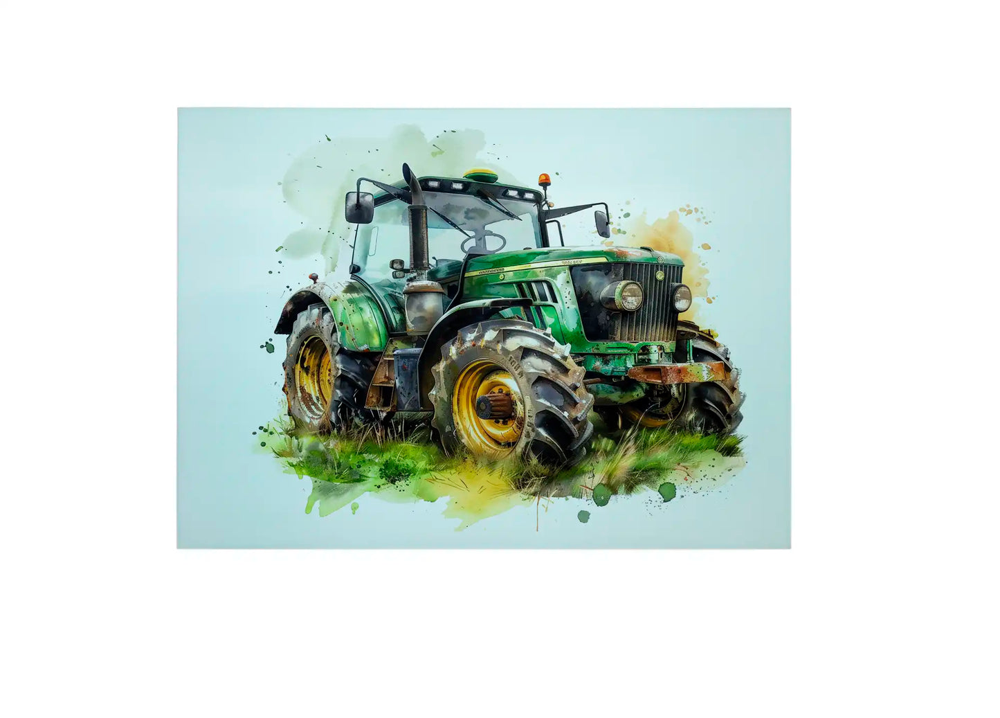 Green Tractor Chopping Board - Green Tractor Worktop Saver