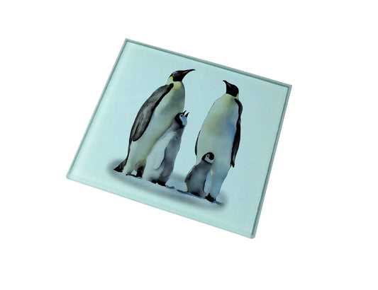 Penguin Glass Coaster (Set of 4)