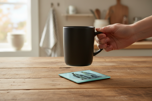 Penguin Glass Coaster (Set of 4)