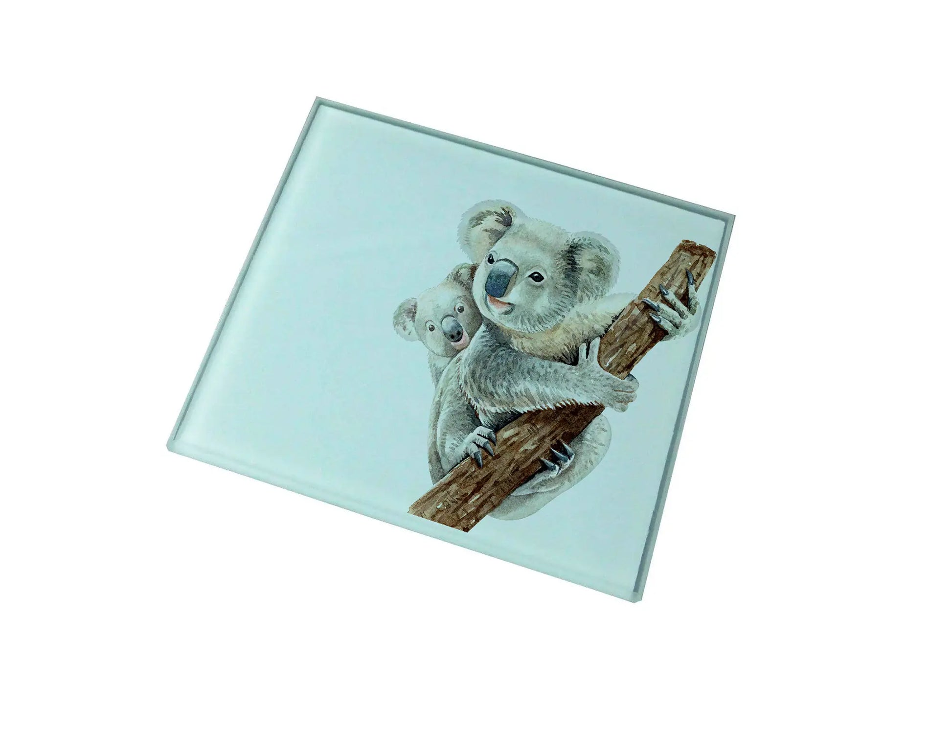 Koala and Baby Glass Coaster (Set of 4)