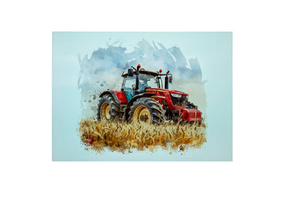 Red Tractor Chopping Board - Red Tractor Worktop Saver