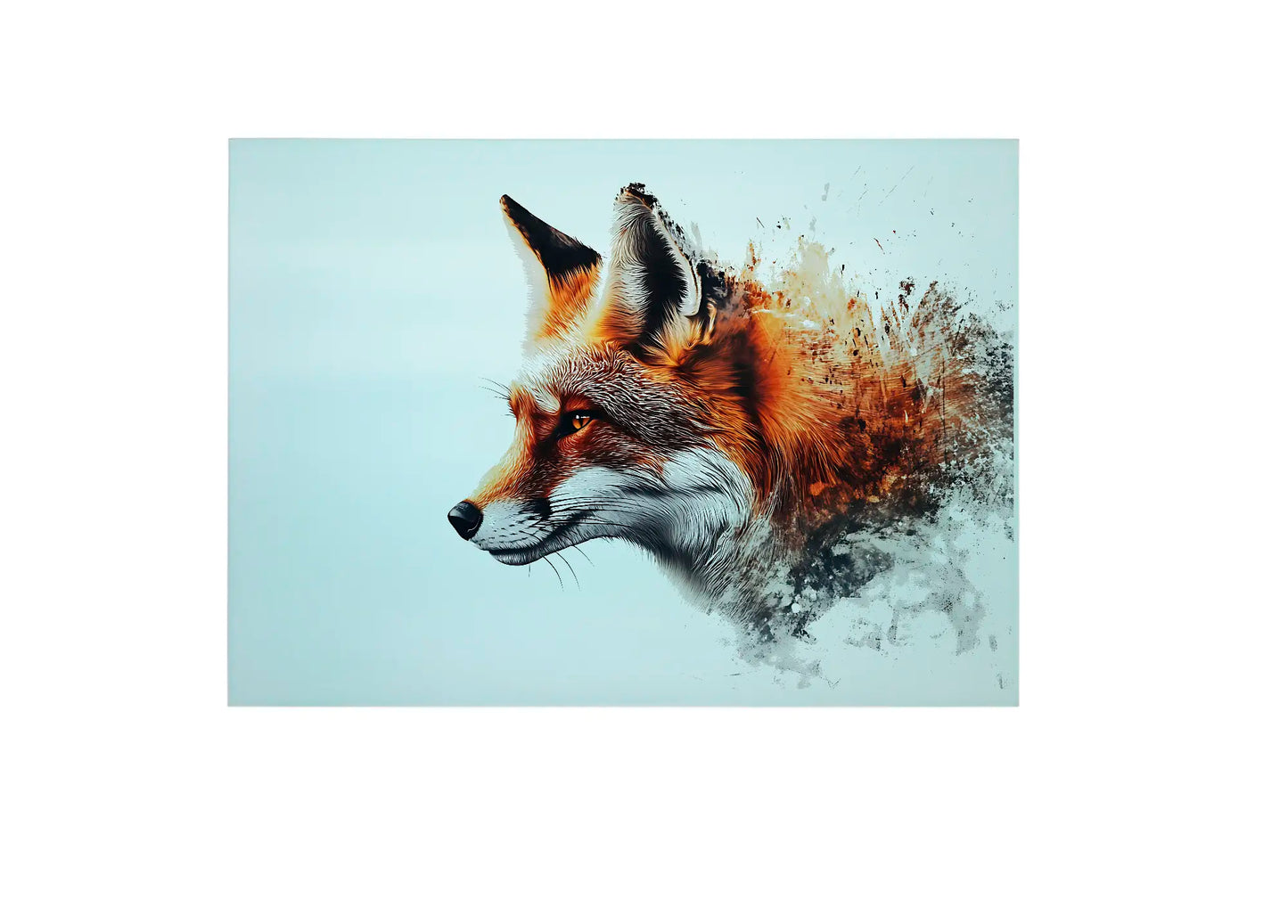 Fox Glass Chopping Board, Fox Worktop Saver