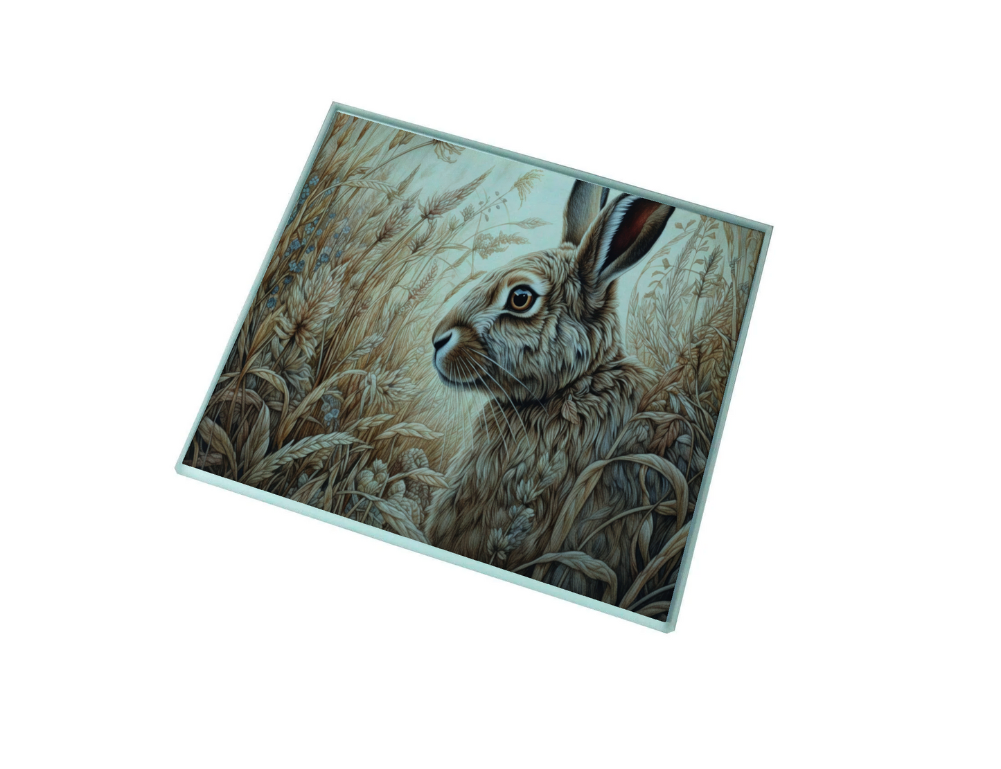 Hare Glass Coaster (Set of 4)