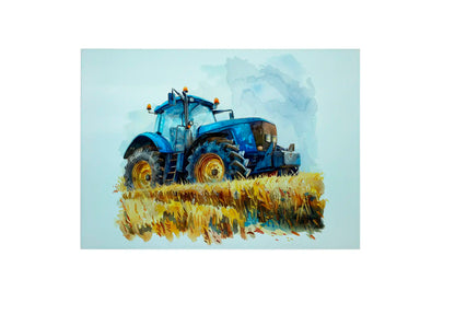 Blue Tractor Chopping Board - Blue Tractor Worktop Saver