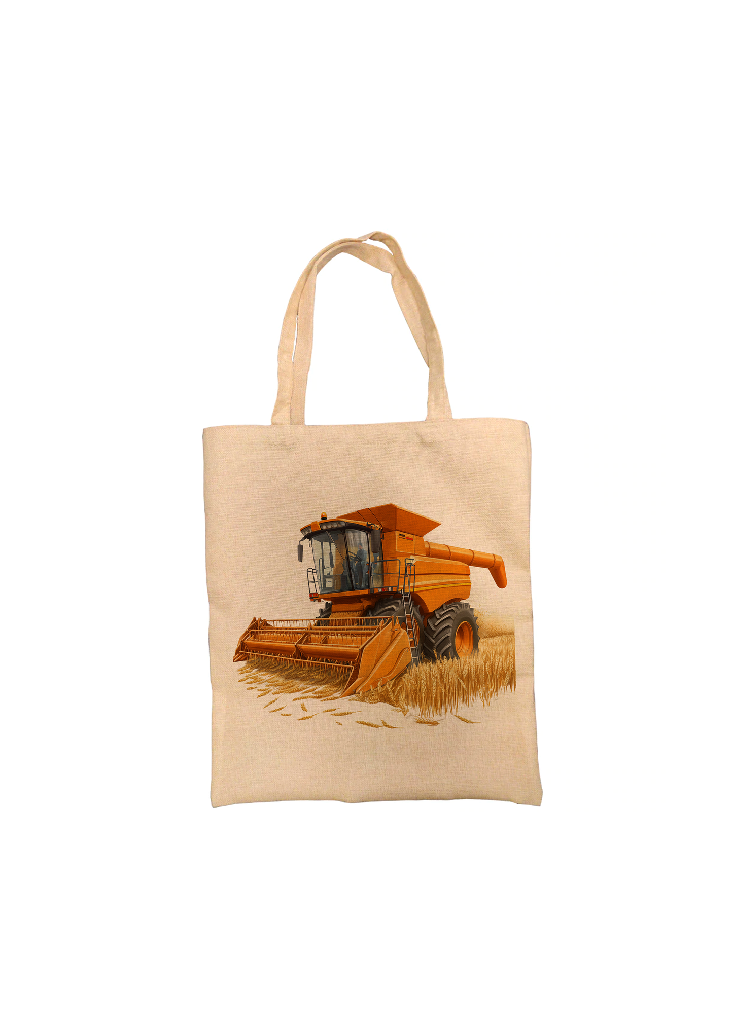 Combine Harvester (Orange) - Tote Bag