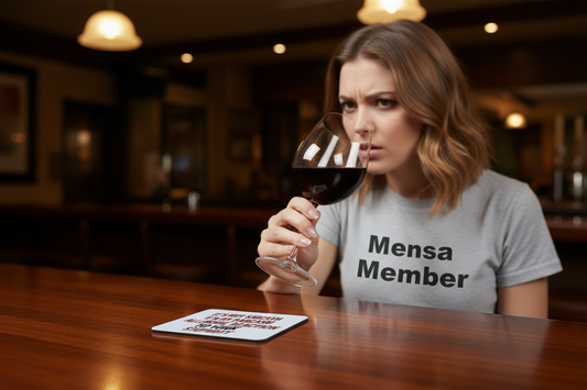 Funny Sarcasm Hardboard Coaster