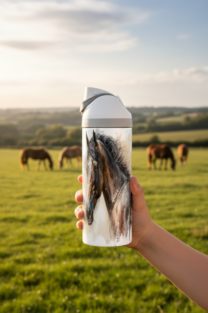Horse - 720ml Thermal Drinks Bottle - One Touch