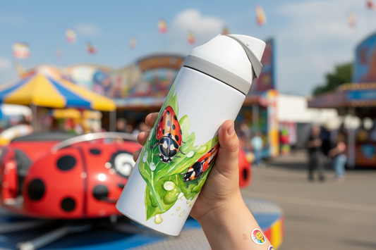 Labybug (Ladybird) - 720ml Thermal Drinks Bottle - One Touch