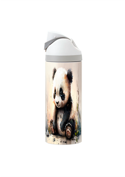 Cute Panda- 720ml Thermal Drinks Bottle - One Touch