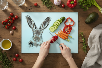 Hare Glass Chopping Board - Hare Worktop Protector
