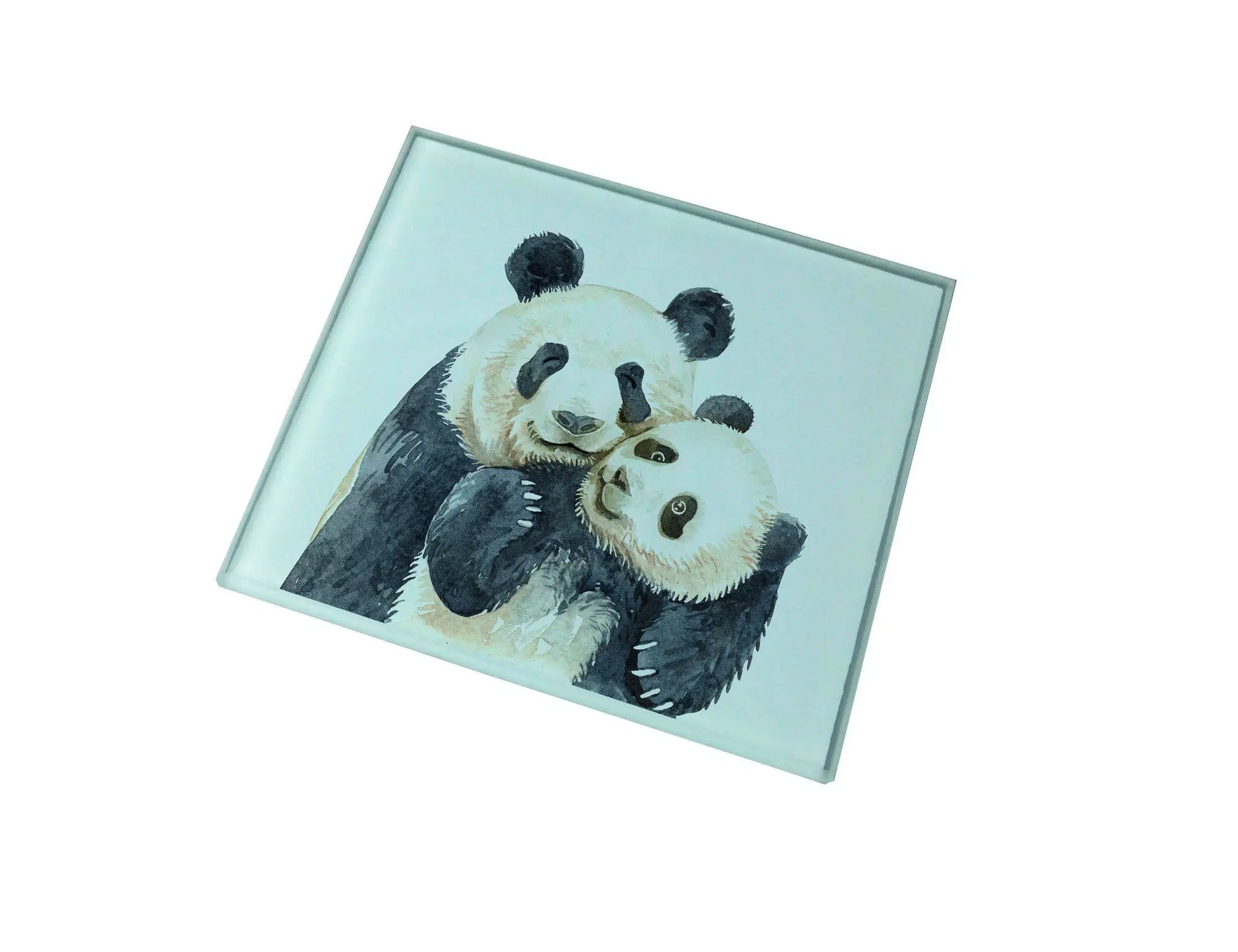 Panda Glass Coaster (Set of 4)