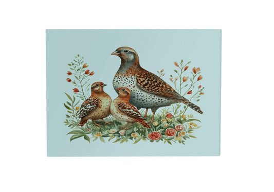 Partridge Glass Placemat