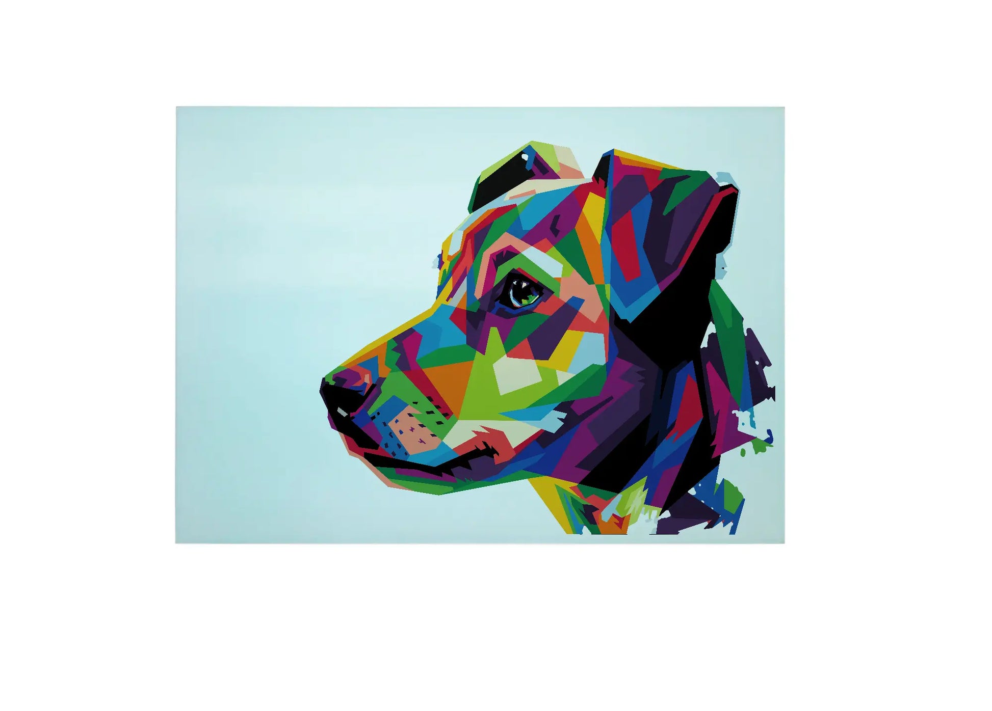 Patterdale Terrier Glass Chopping Board, Patterdale Terrier Worktop Saver