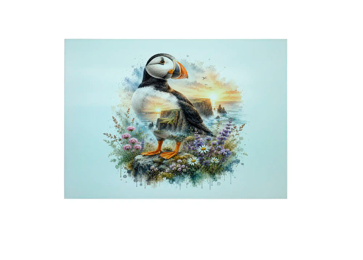 Puffin Glass Chopping Board Puffin Glass Chopping Board