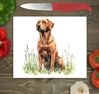 Red Fox Labrador Chopping Board - Red Fox Labrador Worktop Saver Red Fox Labrador Chopping Board - Red Fox Labrador Worktop Saver