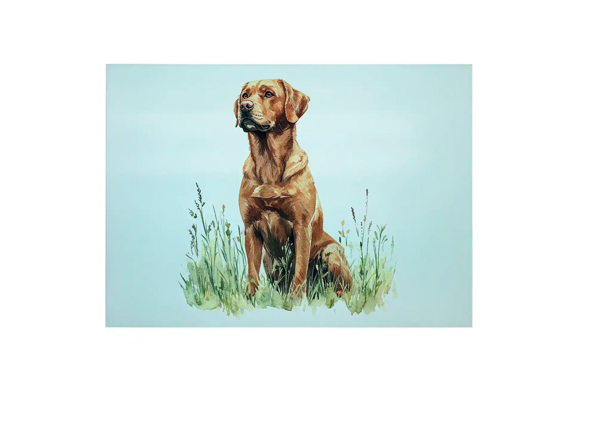 Red Fox Labrador Chopping Board - Red Fox Labrador Worktop Saver Red Fox Labrador Chopping Board - Red Fox Labrador Worktop Saver
