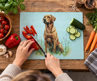 Red Fox Labrador Chopping Board - Red Fox Labrador Worktop Saver Red Fox Labrador Chopping Board - Red Fox Labrador Worktop Saver