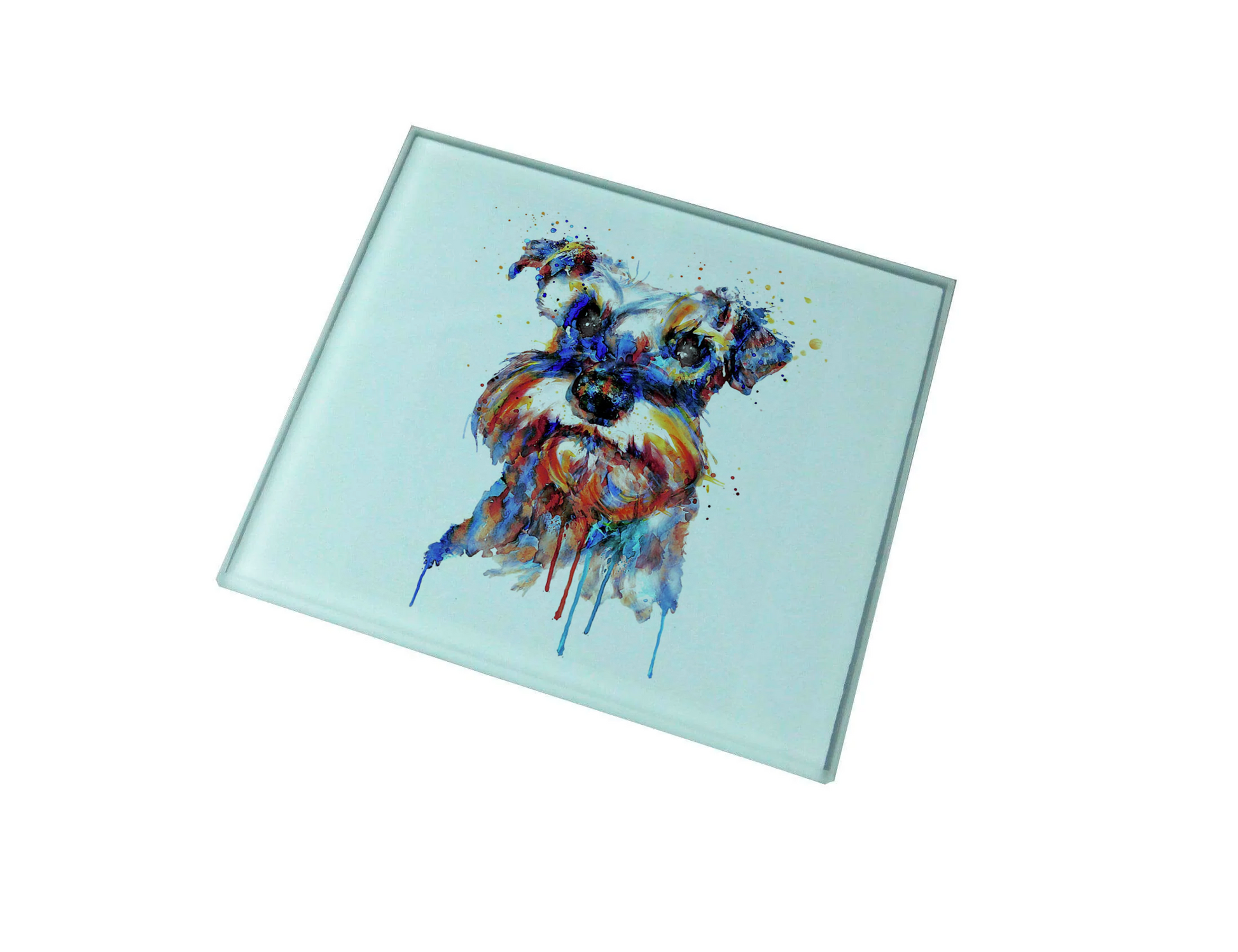 Schnauzer Glass Coaster (Set of 4)