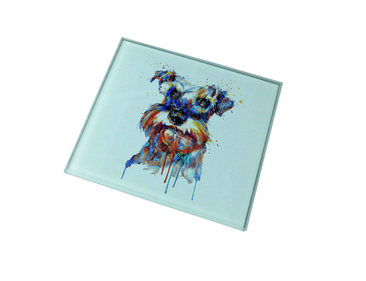 Schnauzer Glass Coaster (Set of 4)