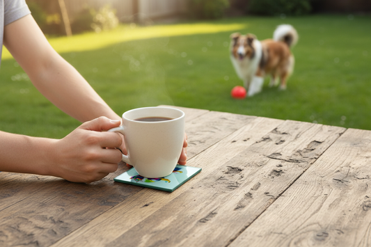 Sheltie Glass Coaster (Set of 4)