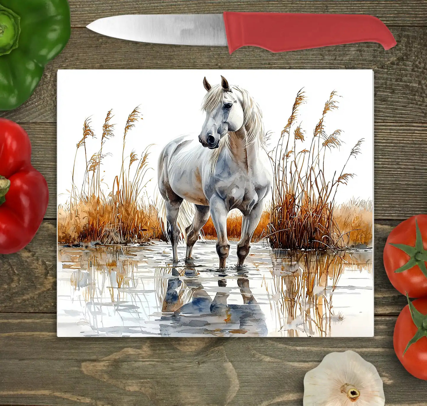 Silver Horse Chopping Board - Silver Horse Worktop Saver
