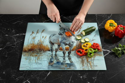 Silver Horse Chopping Board - Silver Horse Worktop Saver