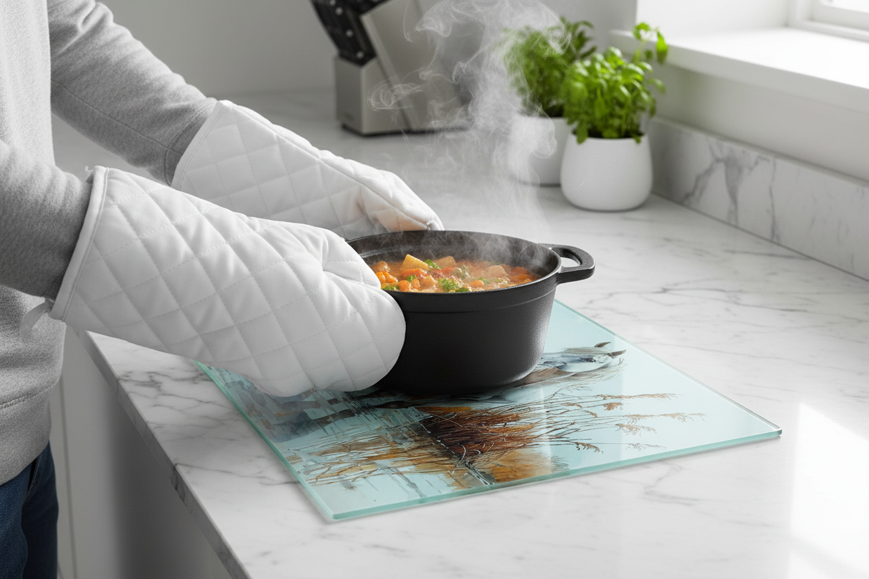 Silver Horse Chopping Board - Silver Horse Worktop Saver
