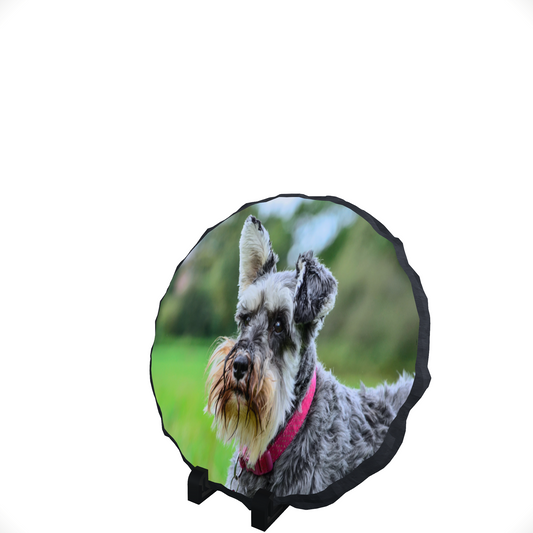 High Gloss Round Slate 15cm