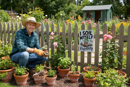 I Soil Myself..... Glossy Aluminium Print