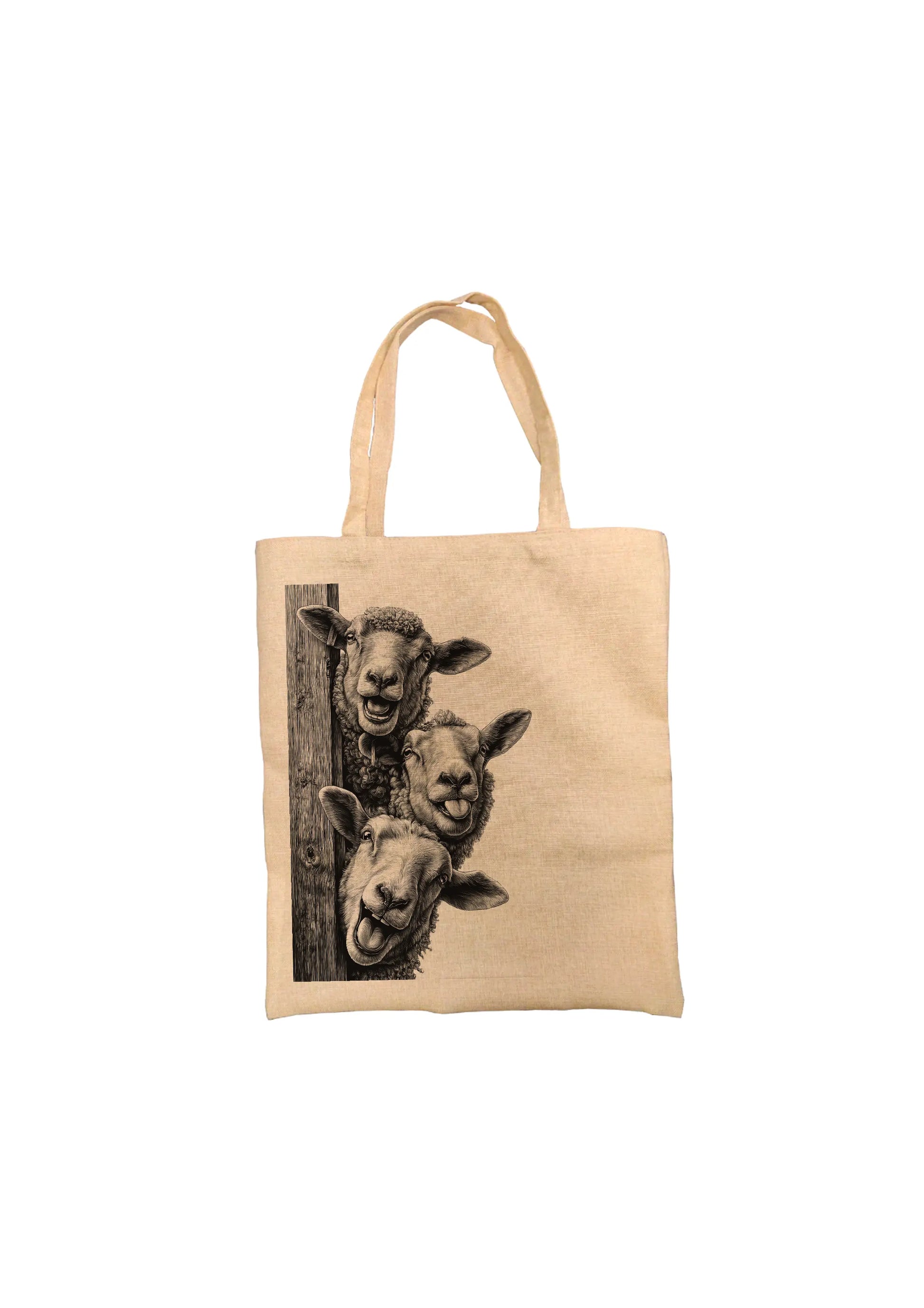 Peeking Sheep Tote Bag