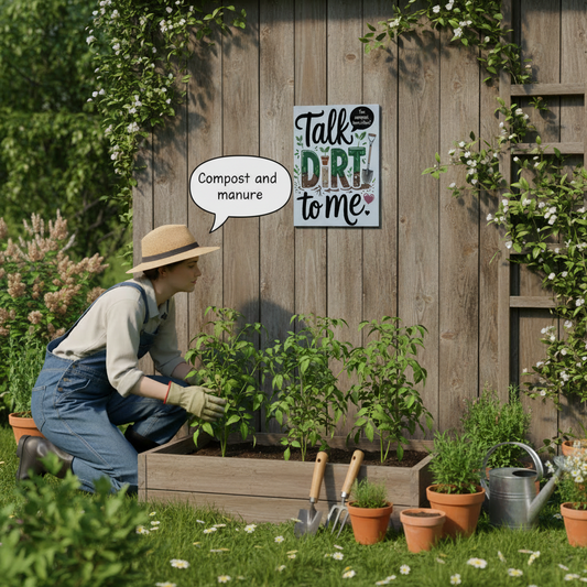 Talk Dirt to Me..... Glossy Aluminium Print