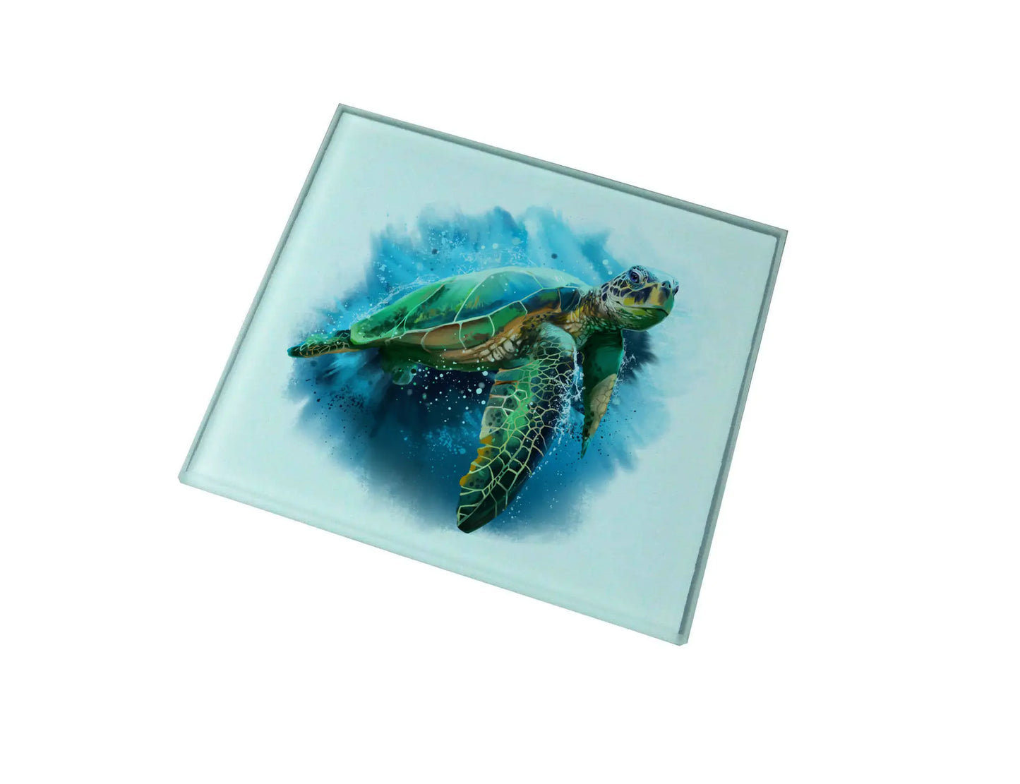 Turtle Glass Coaster (Set of 4)