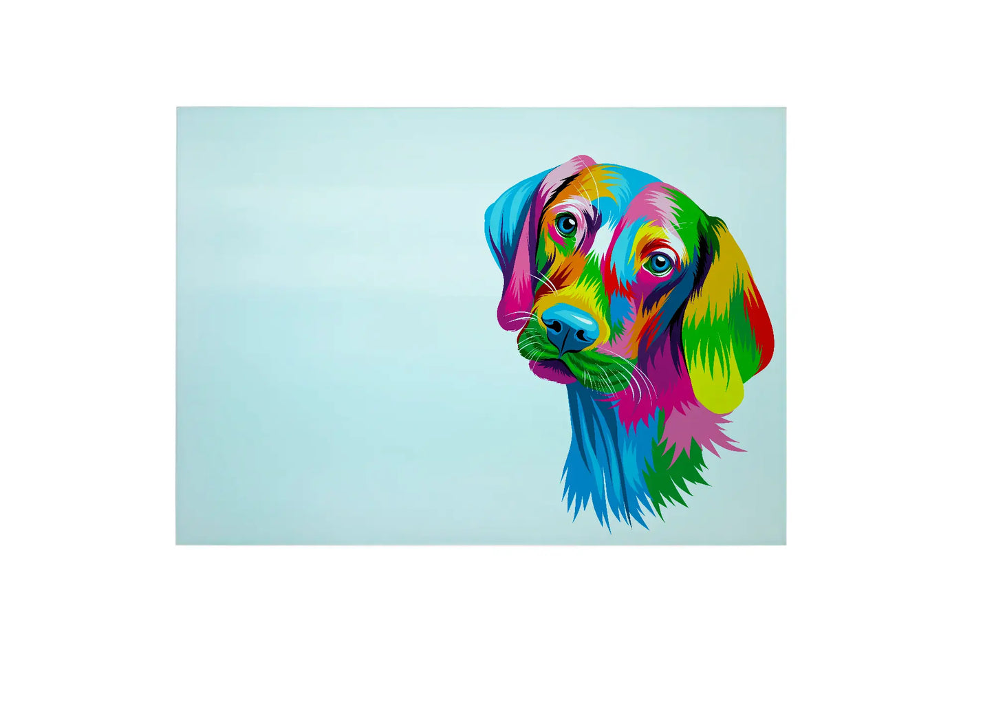 Hungarian Vizsla Glass Chopping Board, Hungarian Vizsla Worktop Saver