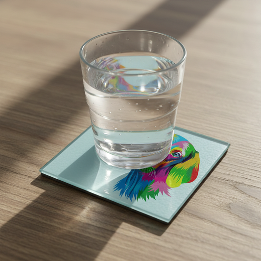 Hungarian Vizsla Glass Coaster (Set of 4)