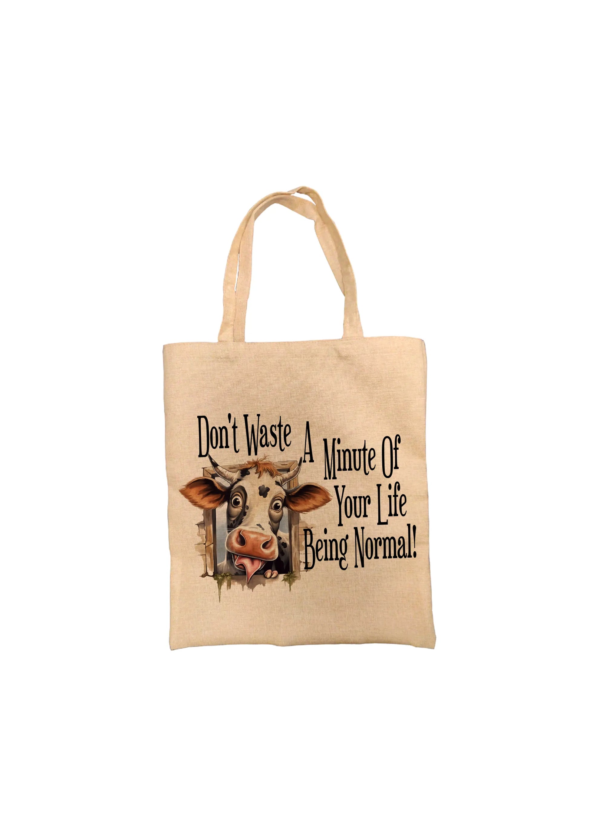 Cow Tote Bag, Cow Bag, Personalised Tote Bag