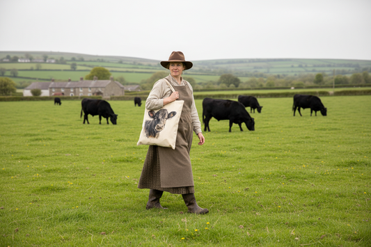 Welsh Black Cattle Tote Bag