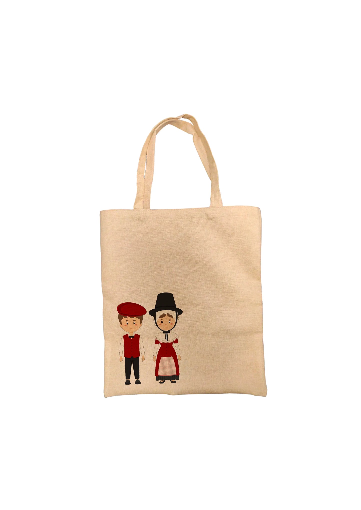Traditional Welsh Couple Tote Bag