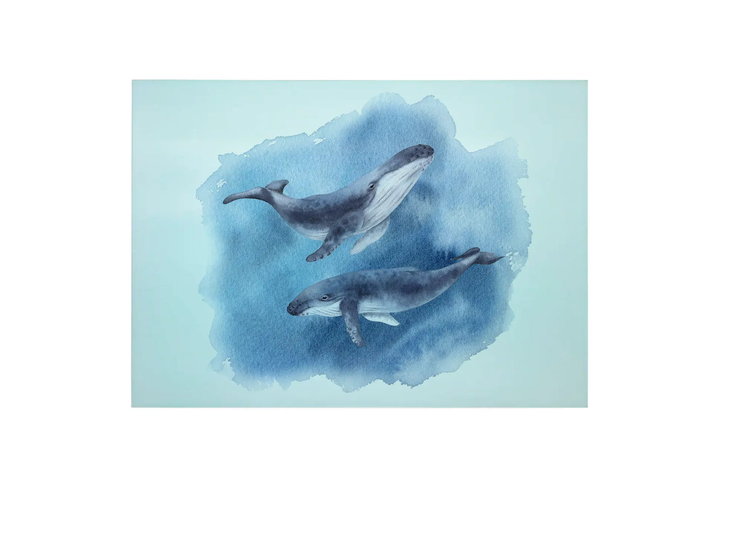 Whale Large Glass Chopping Board, Whale Worktop Saver