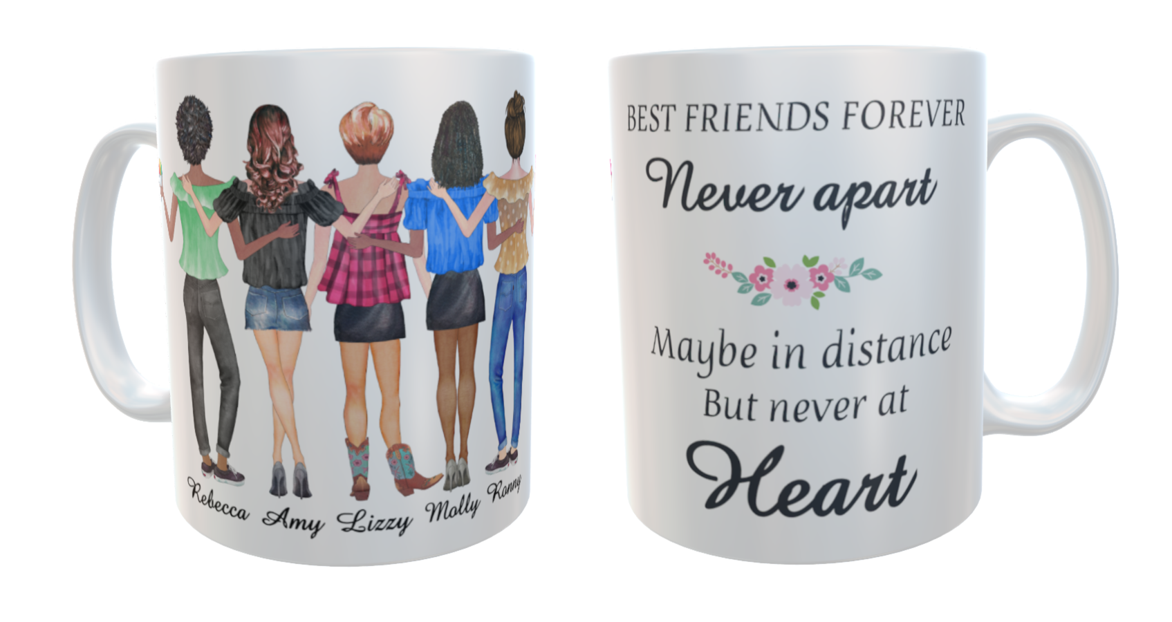 Summer Days Best Friends Forever Mug Custom Best Friends Mug 5sumfrienmug 10 00 Dads Cabin For Sisters Mugs Best Friends Mugs And Personalised Printing Custom Printed Just For You