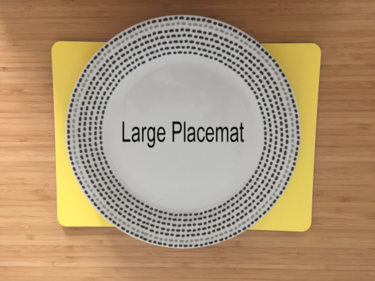 Motorhome Hardboard Placemat and Coaster Set - What Happens In .