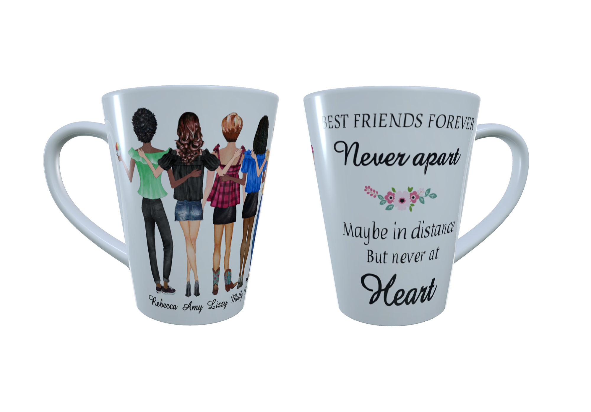 Summer Days Best Friends Forever Latte Mug Custom Best Friends Sdlattebfm 13 00 Dads Cabin For Sisters Mugs Best Friends Mugs And Personalised Printing Custom Printed Just For You